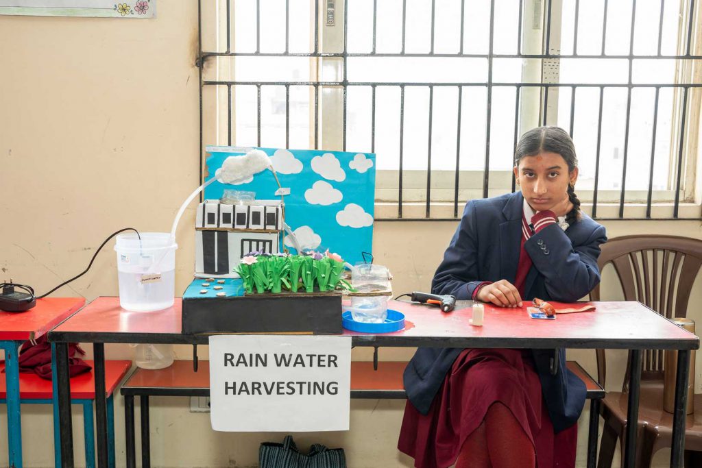 REHDON College and School Students during Science and Robo Expo