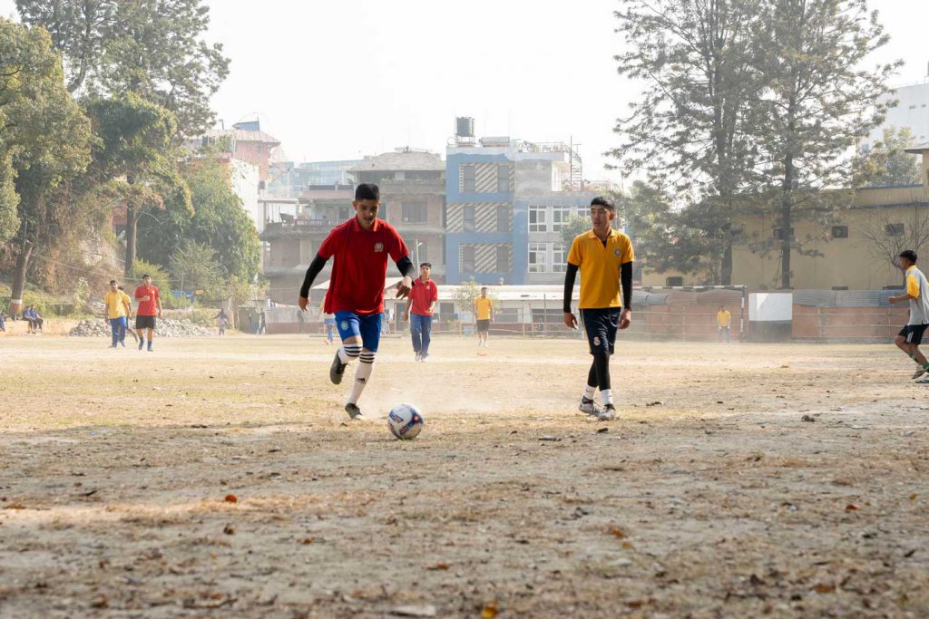 Football Tournament during Sports Week at REHDON College