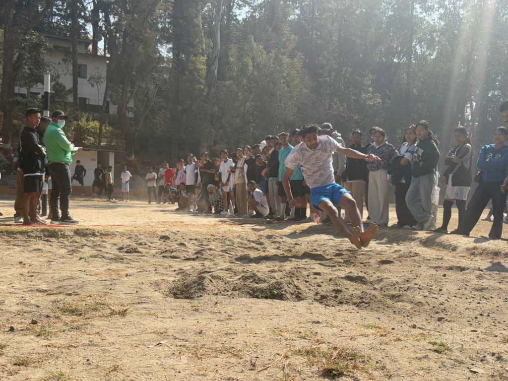 Long Jump during Sports Week at REHDON College