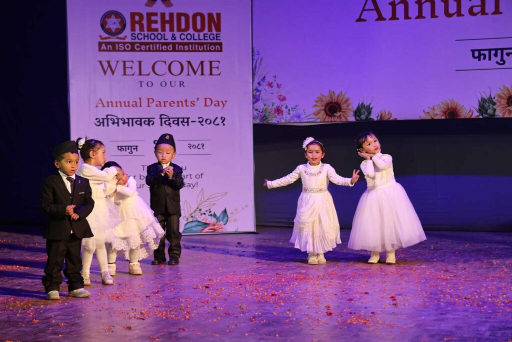 REHDON Montessori Kids Celebrating Annual Parents Day